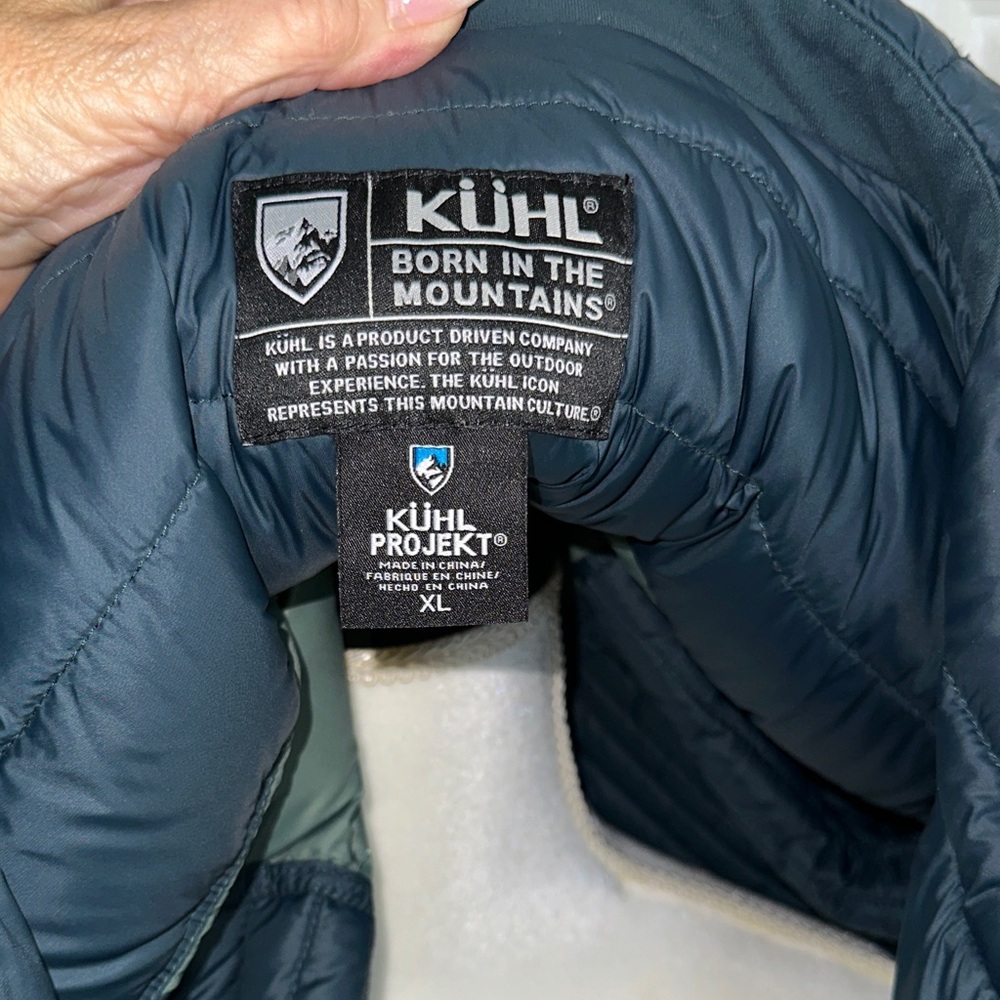 Kuhl Spyfire Parka women’s deep blue/green rich color XL. - Picture 10 of 15